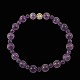 Jörg Heinz. 
Amethyst Bead 
Necklace with 
18k Gold Ball 
Clasp with 
Diamonds 0.5 
ct.
Designed and 
...