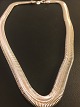 Silver necklace 
herringbone 
pattern.
Silver 925 p
chain length: 
51 cm.
Width: 1 cm. 
...