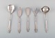 WMF, Germany. Five art deco Facker serving parts in plated silver. 1930