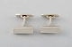 Axel Holm, Copenhagen (1908 - 1957). A pair of modernist cufflinks in sterling 
silver. Mid-20th century.
