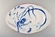 Fischer & Mieg, 
Pirkenhammer. 
Large antique 
dish in 
hand-painted 
porcelain with 
floral ...