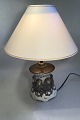 Royal 
Copenhagen Art 
Nouveau Table 
Lamp 
Monkey-motif No 
796/377 Brass 
fixture, Fabric 
shade Pre ...