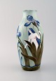 Rosenthal art nouveau vase in hand-painted porcelain with naked woman and 
flowers. Early 20th century.
