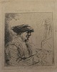 Dutch artist 
(17th century): 
Portrait of W. 
Droost. Copper 
engraving. 
Signed RW 1664. 
8.5 x 7 ...