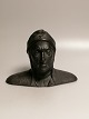 P.Ipsen black 
terracotta 
Buste Dante Nr. 
733 Height 17cm 
Length 23cm.