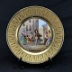 Diameter 20 cm.
Italian plate 
from the middle 
of the 19th 
century, 
decorated with 
gold and ...