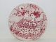 Bjorn Wiinblad 
art pottery 
from Nymolle.
Red Month 
plate - May.
Decoration 
number ...