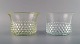 Saara Hopea for Nuutajärvi. Two bowls in art glass. Budded design. 1960 / 70s.
