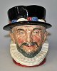 Royal Doulton 
character 
pitcher, 
Beefeater, D 
5193, faience, 
20th century 
England. 
Polychrome ...