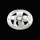 Georg Jensen. 
Sterling Silver 
Brooch #138.
Designed by 
Georg Jensen 
1866-1935.
Stamped with 
...