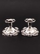 Cohr 830 silver 
candlesticks H. 
7.5 cm. Nr. 
428170