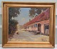 Painting Oil on 
Canvas 53.5 x 
61 cm from our 
home town 
Mariager Bugges 
Gaard by Gunnar 
Bundgaard ...