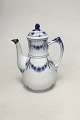 Bing & Grondahl 
Empire Coffee 
Pot with 
repair/silver 
mounting on 
spout. Measures 
23,5 cm (9 
1/4").