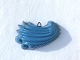 Blue Enamel, 
Pudding shape 
with star 
motif, 21cm 
long, 12cm 
deep, Produced 
at Glud & 
Marstrand * ...