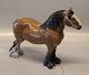 B&G 2293 Shire 
Horse 22 x 28 
cm Calvin Roy 
Kinstler
 Bing and 
Grondahl Marked 
with the three 
...