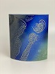 Vase by 
ceramicist Tue 
Poulsen from 
2012, signed 
"Tue 2012". 
Motifs of 
abstract 
figures, blue 
...