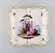 Antique Meissen 
dish / bowl in 
hand-painted 
porcelain. 
Romantic 
scenery with 
noble couple, 
...