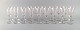 St. Louis, 
Belgium. 19 
glasses in 
mouth blown 
crystal glass. 
1930 / 40s.
Measures: 13 x 
6.3 ...