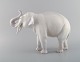 Axel Locher for 
Royal 
Copenhagen. 
Large and rare 
porcelain 
figure. 
Elephant. Model 
number 1373. 
...