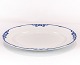 Ovale dish in 
Blue Olga.
25 x 18 cm.