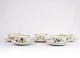 Porcelain tea 
cups with 
saucer 
decorated with 
different 
floral motives, 
no.: 108, by 
Bing and ...