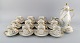 Rosenthal, 
Germany. 
Porcelain 
coffee service 
with gold 
decoration for 
12 people with 
coffee pot ...