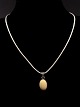 Sterling silver 
necklace 38 cm. 
with N E From 
ivory pendant 1 
x 1.5 cm. Nr. 
432497