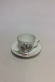 Bing & Grondahl 
Saxon Flower, 
White Coffee 
Cup and Saucer 
No102