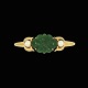 Gerson Davidsen 
- Copenhagen. 
14k Gold Brooch 
with Jade and 
Pearls.
Designed and 
crafted by ...