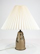 Tablelamp in 
brown colours, 
model MAG9, by 
Hjort Denmark. 
The shade is 
handfolded and 
...