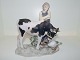 Rare Bing & 
Grondahl 
figurine, 
farmgirl with 
cow and goose.
Designed by 
Axel Locher.
The ...