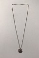 Georg Jensen 
Sterling Silver 
Necklace with 
Pendant No 263 
with garnet 
Measures 44 cm 
(17 21/64 ...