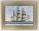 Bing & 
Grondahl. 
Porcelain. 
Danish ship 
portraits. 
Image of the 
frigate 
"Frederick the 
Siette". ...
