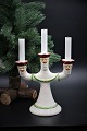 Old Swedish 
porcelain 
candlestick in 
porcelain 
with 3 Santa 
faces and with 
room for 3 
candles. ...