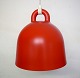 Andreas Lund and Jacob Rudbeck for Normann Copenhagen. Bell pendant in red 
lacquered aluminum. Made in limited edition in this color. 21st century.
