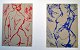 Kühn-Nielsen, 
Helge (1921 - 
1997) Denmark: 
Models. Red and 
blue ink on 
brown paper. 
Signed 1985. 
...