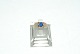Elegant Ladies' 
ring with blue 
stones in 8 
carat gold
Stamped SAV
Size 54
The check by 
the ...