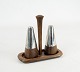 Salt and pepper 
shaker in 
rosewood of 
danish design 
from the 1960s. 

H - 12.5 cm, W 
- 12.5 cm ...