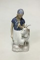 Bing & Grondahl 
Figurine of 
Girl With a 
Goat No 2180. 
Measures 19 cm 
/ 7 31/64 in. 
The tip of a 
...