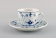 Bing & Grondahl 
Blue Fluted 
Hotel Coffee 
cup with 
saucer. Model 
number 744. 34 
sets in ...