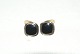 Cuffs with 
black onyx in 
14 carat gold
Stamped 585 
HGr
Height 14.68 
mm
Width 14.68 
...
