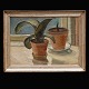 Unknown artist: 
Flowerpots in a 
window
Signed 
"CPH"circa 1930
Visible size: 
35x50cm
With ...