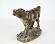 Royal 
Copenhagen 
stoneware 
figure in the 
shape of a 
calf, no.: 
21735 by Knud 
Kyhn.
18 x 11 x 24 
cm.