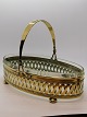 Oval tableware 
of brass and 
crystal scale. 
Year 
1900-1910Height 
with handle 
20.5cm Length 
29cm ...