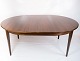 Dining table in 
rosewood, model 
55, designed by 
Omann Junior 
from the 1960s. 
The table has 
three ...