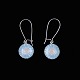 Bernhard Hertz. 
Silver Daisy 
Ear Hooks with 
blue enamel. 
18mm
Crafted by 
Bernhard Hertz 
/ Lund ...
