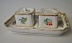 Royal 
Copenhagen 
porcelain 
writing set, 
19th century. 
Consisting of 
tray with ink 
house and sand 
...
