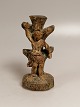 Baroque figure 
of carved wood 
18th century. 
Monk tied to 
wood. Front 
with remnants 
of original ...