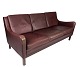 The 
three-seater 
sofa in 
red-brown 
leather from 
Stouby Møbler, 
produced in the 
1960s, exudes 
...