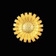 A. Michelsen. 
Gilded Sterling 
Silver Daisy 
Brooch with 
Yellow Enamel. 
43mm
Crafted by A. 
...